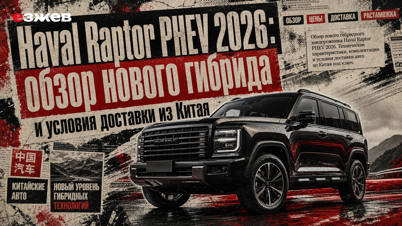 Haval Raptor PHEV 2026 представлен в Китае по цене от 23 720 ...