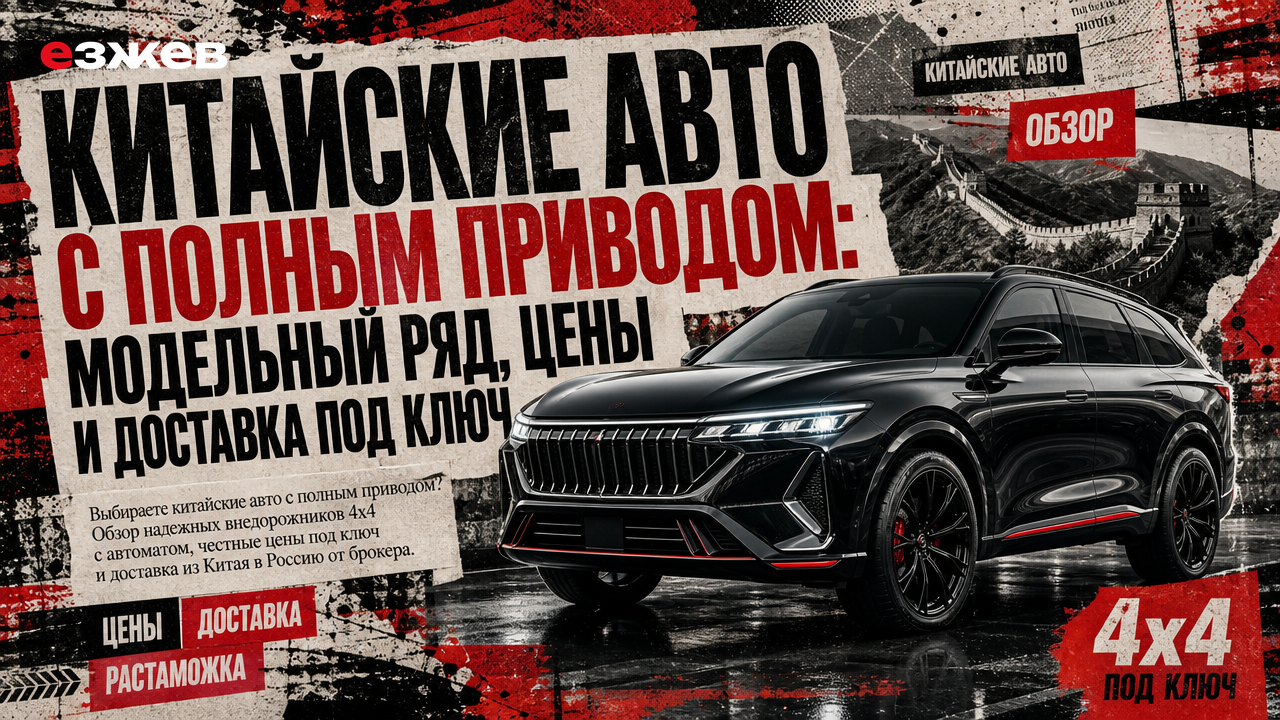 китайские авто с полным приводом