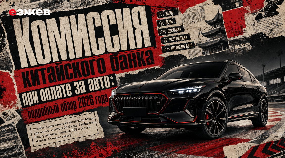 комиссия китайского банка при оплате за авто