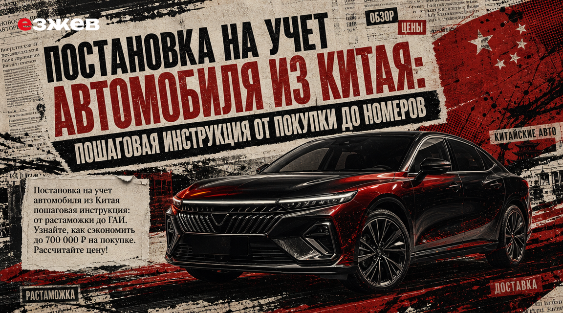 постановка на учет автомобиля из китая пошаговая инструкция